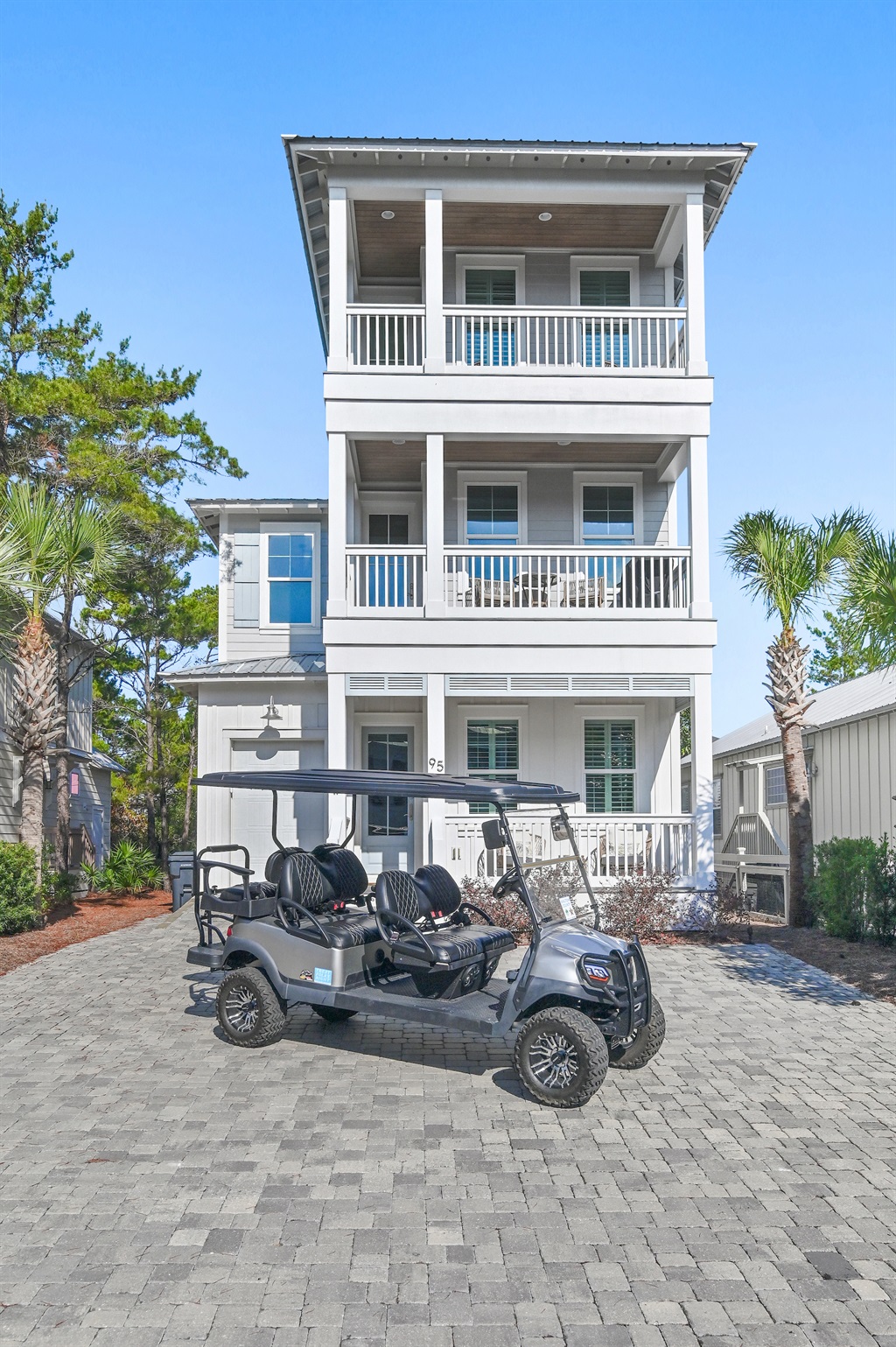6-Seater Golf Cart included