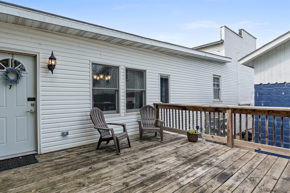 Grill and more patio furniture coming by Summer 2026 to the Raindrop deck!