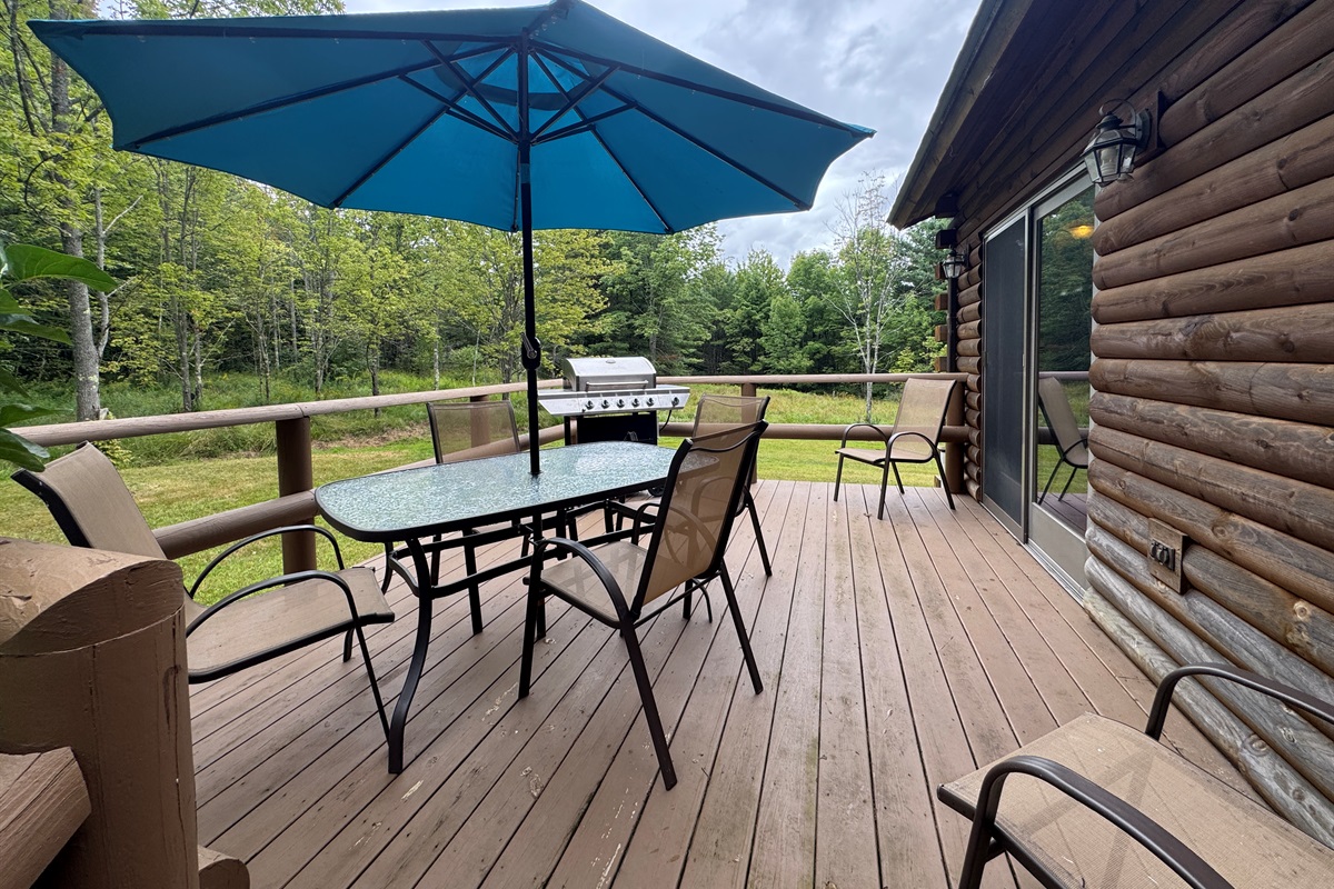 Rear deck at The Trading Post