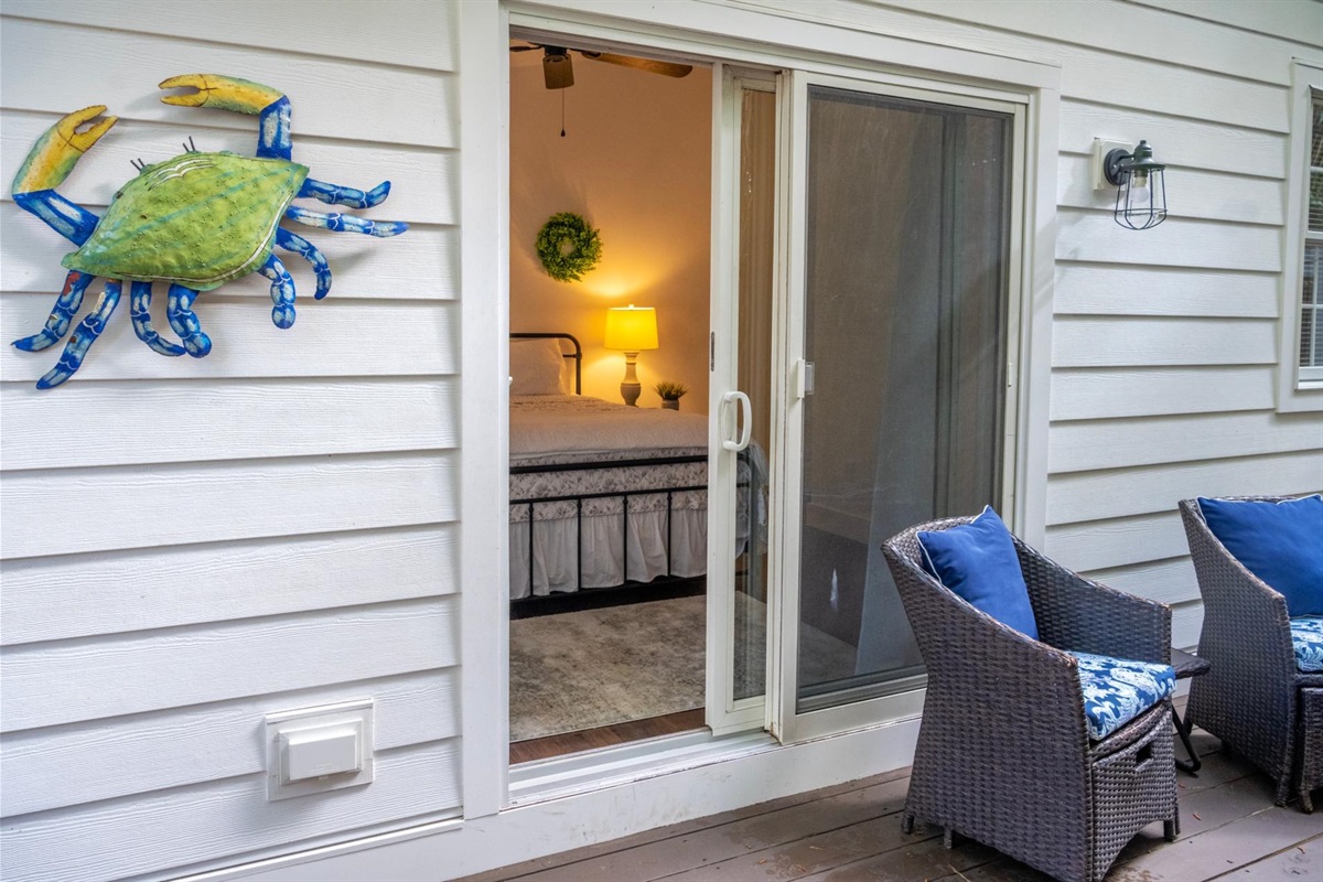 Private deck off primary ensuite 1