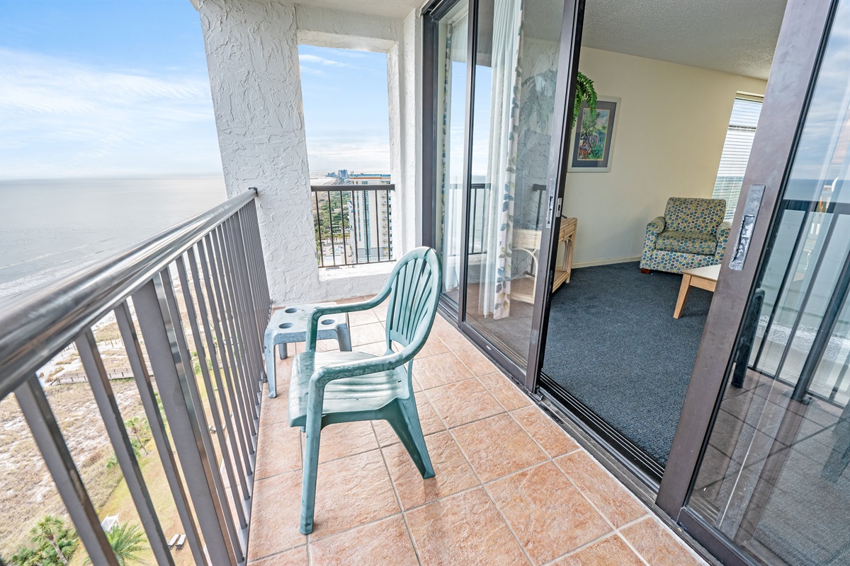 Amazing View from the Balcony!