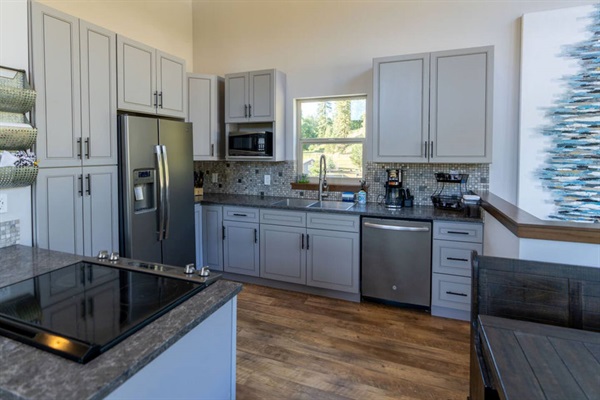 Well equipped kitchen