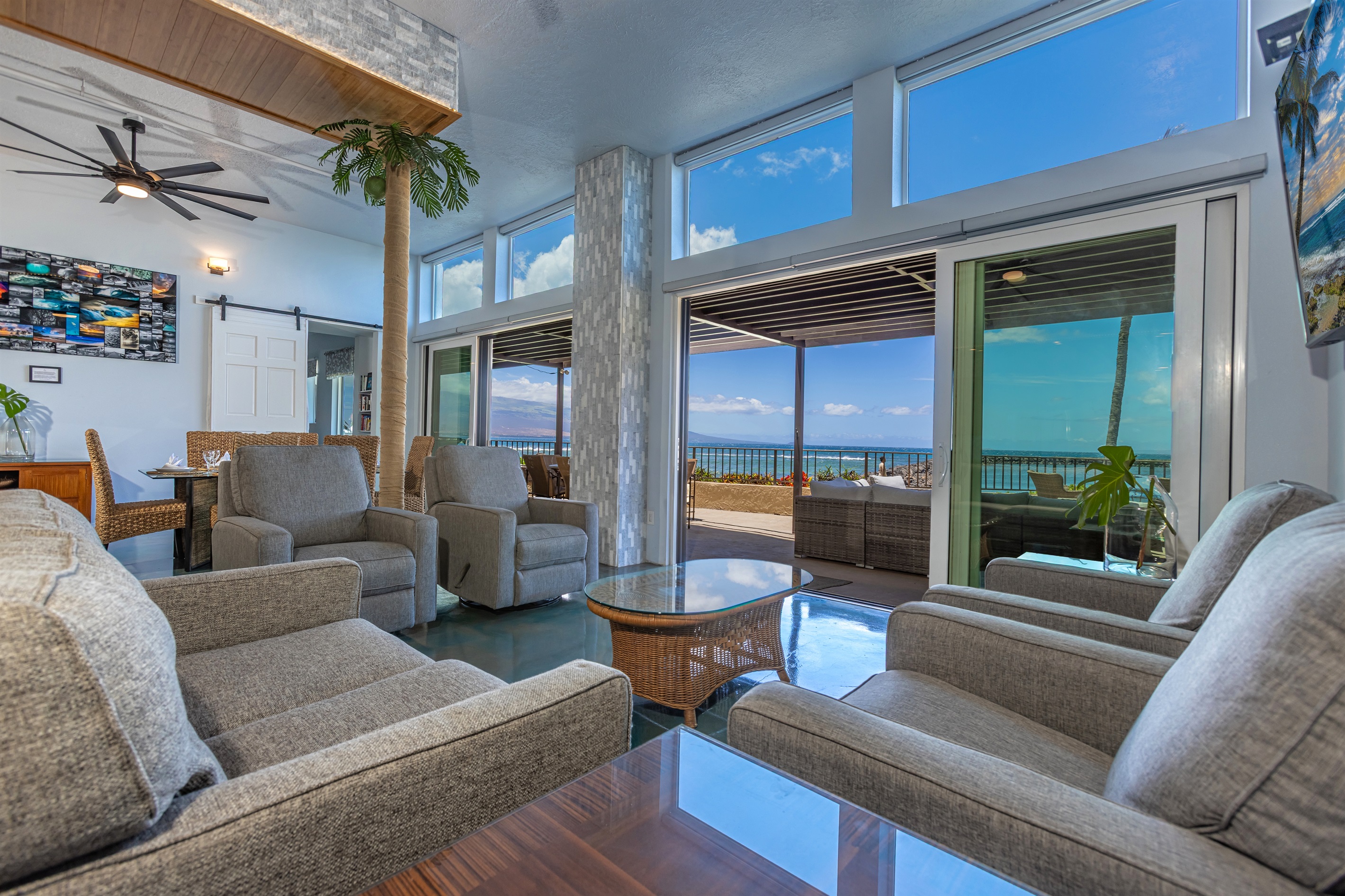 Living room area view southeast