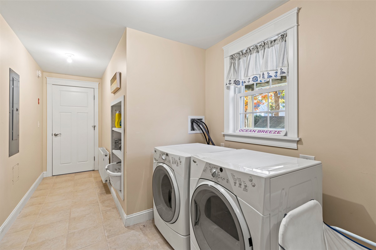 Washer and dryer