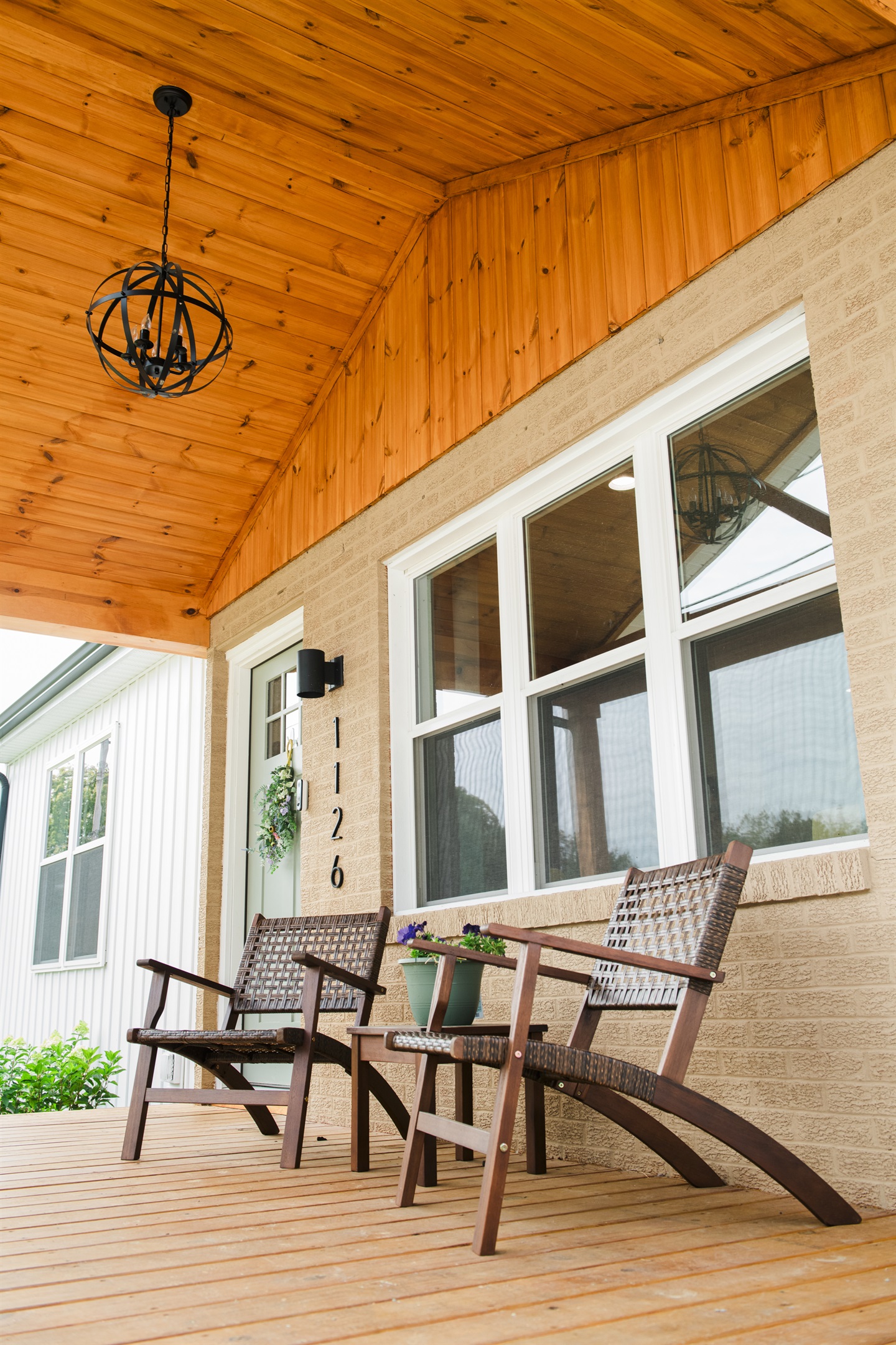 Relax on the front porch