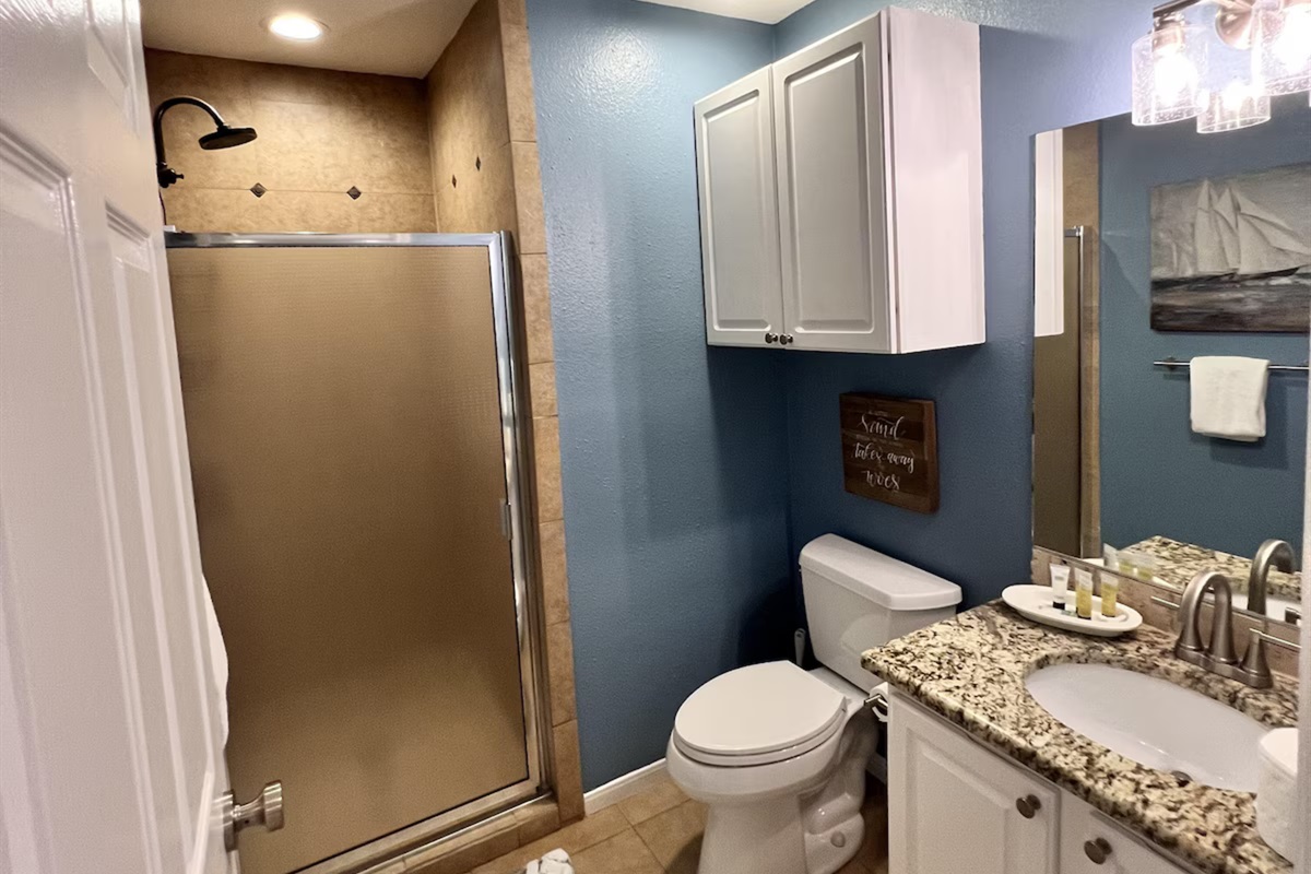Hall Bath with Walk-in Shower