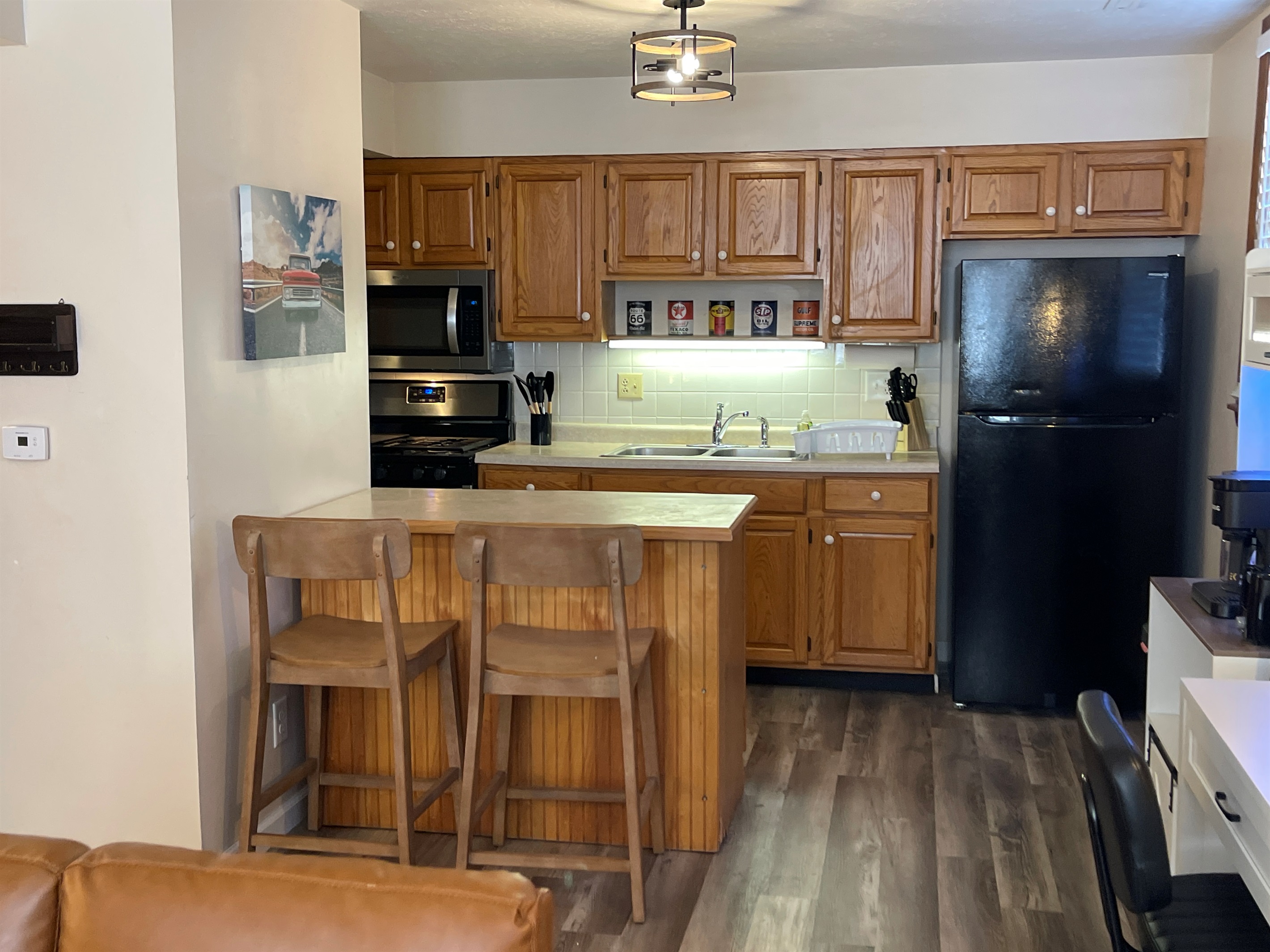 Fully Stocked kitchen with full size stove