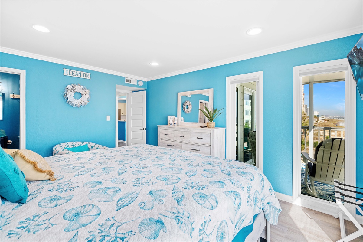 Primary bedroom with dresser
