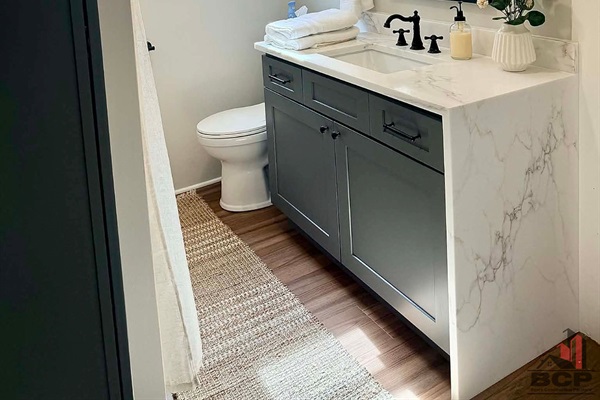 Full size bathroom on main level