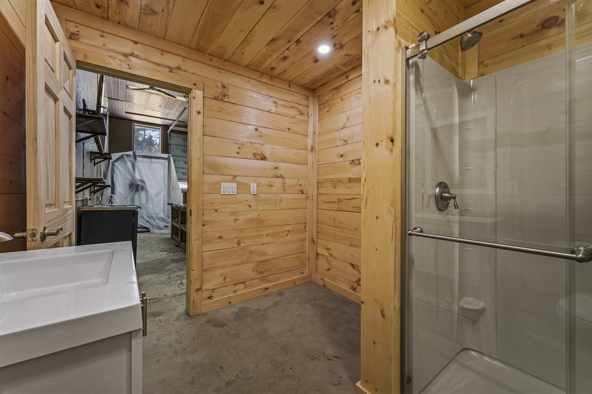 Barn Bathroom with Shower