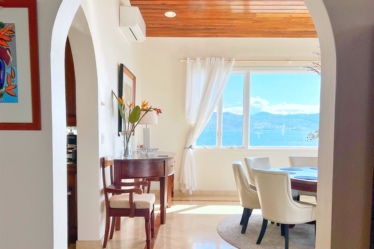 Enjoy your morning coffee with a side of panoramic ocean views.