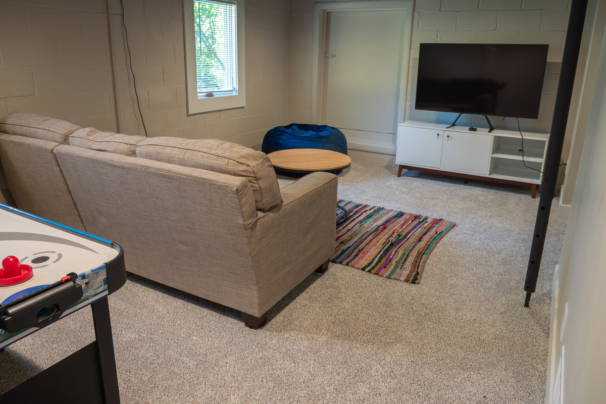 Downstaris family room