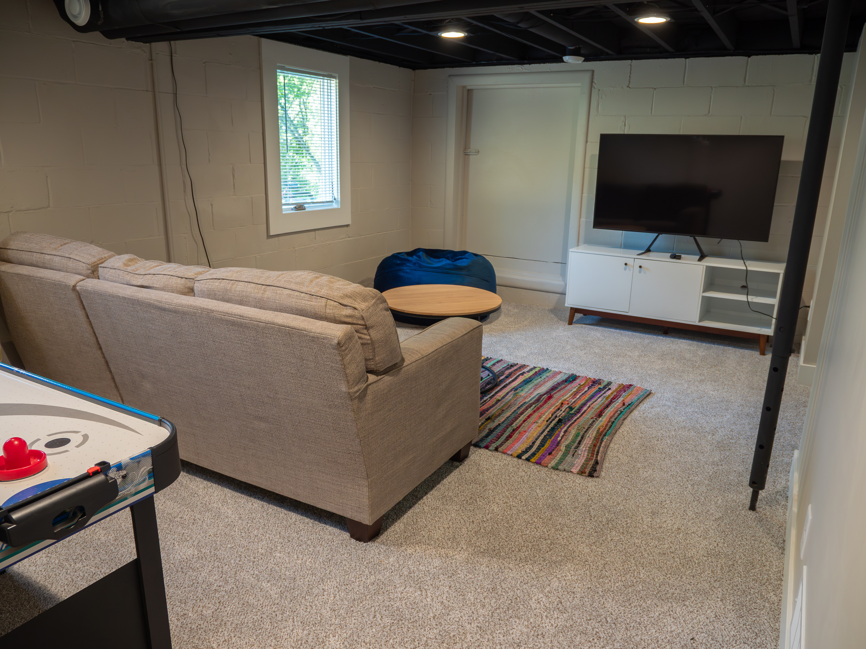 Downstaris family room