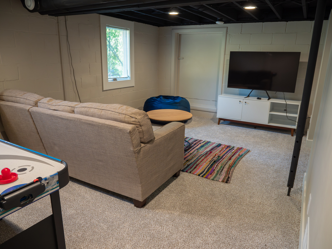 Downstaris family room