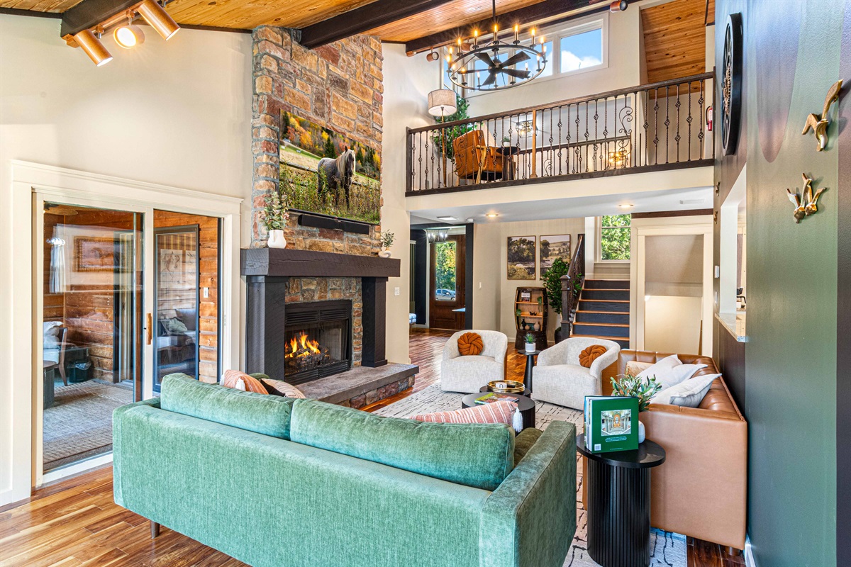 Spacious living room
