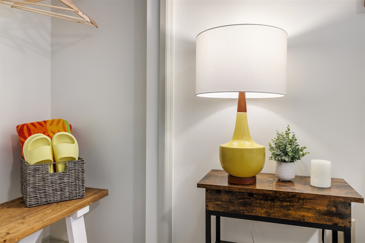 Spa towels and Sandels for all Guests