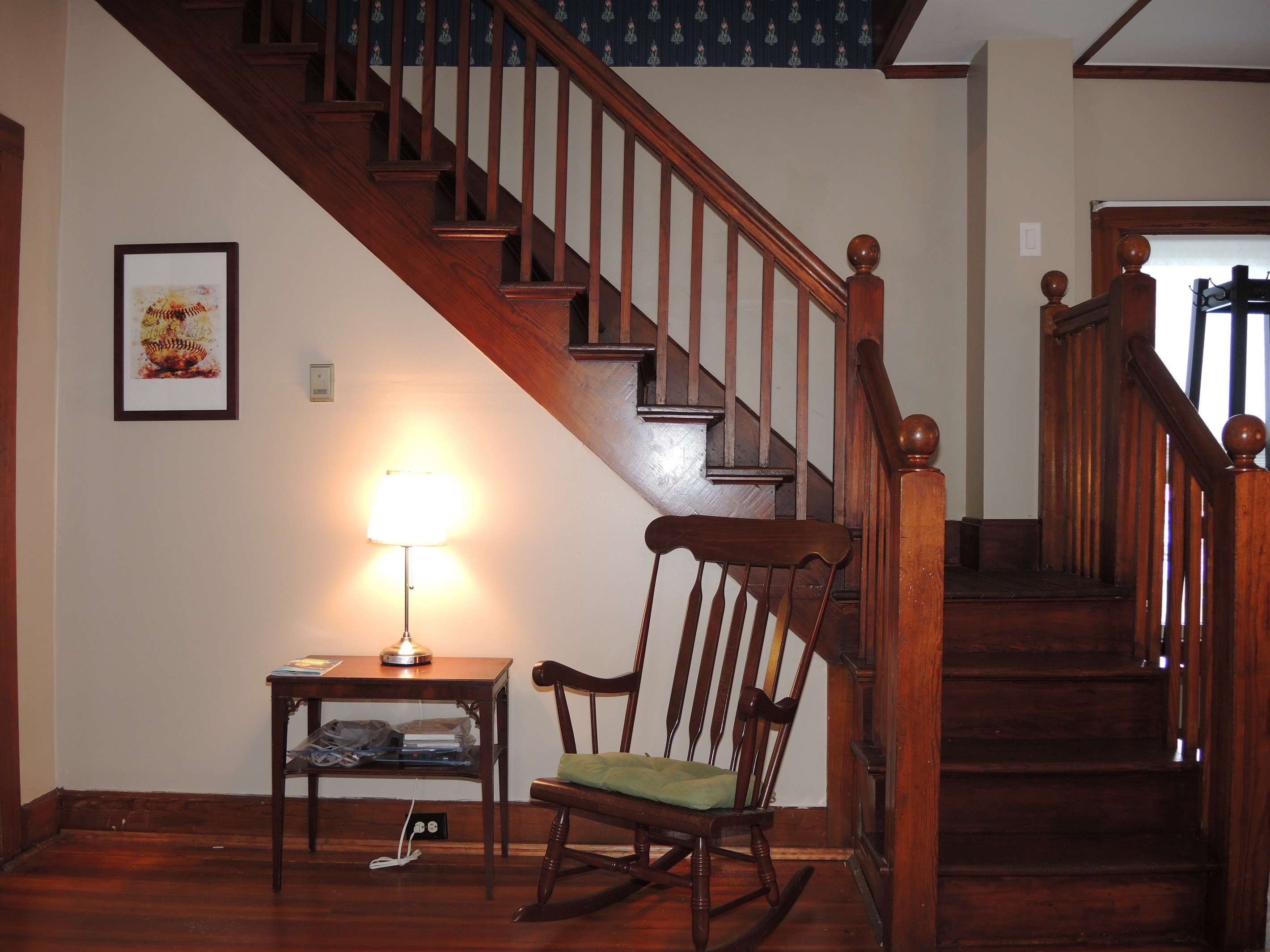 Stairs leading to the 2nd floor.