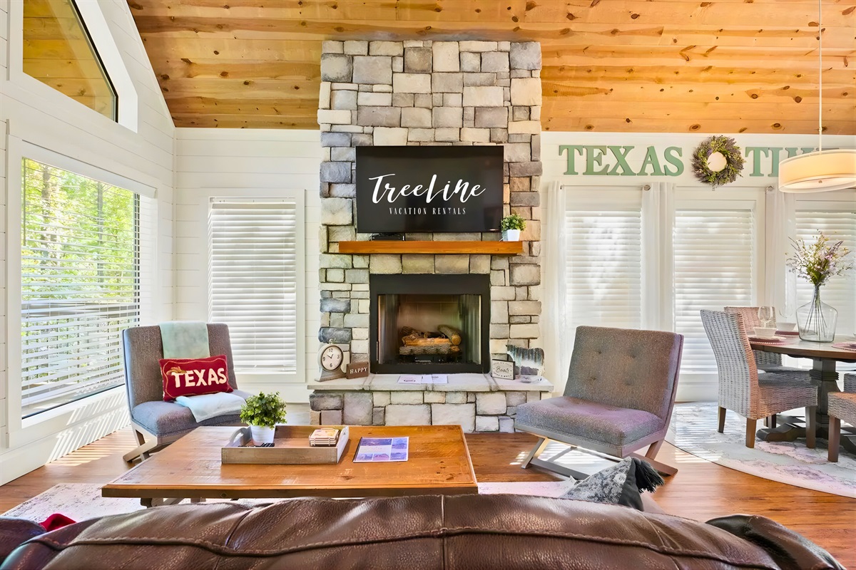 Rustic charm meets modern comfort in our lounge, designed for both relaxation and aesthetic appeal.