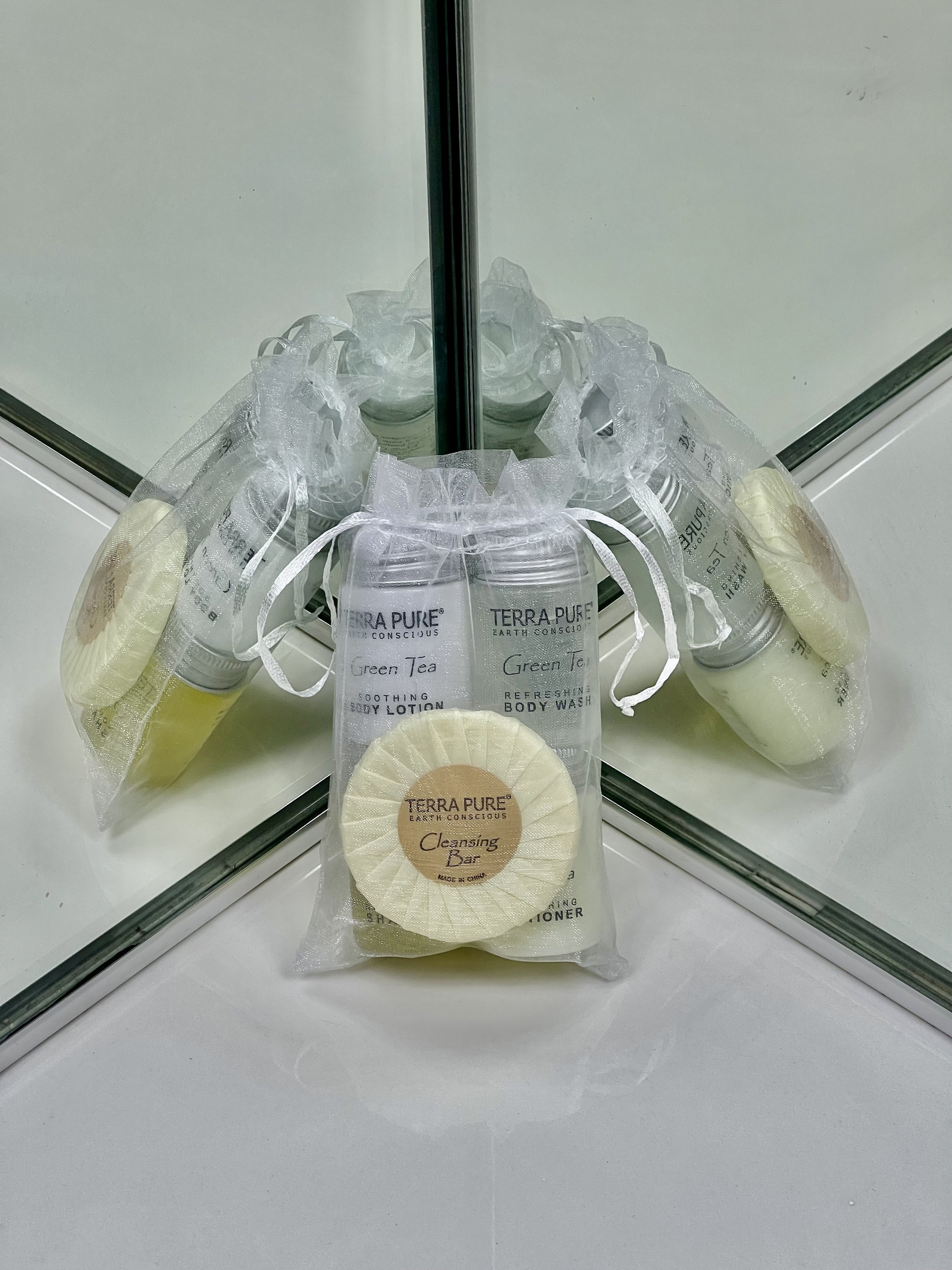 Pack lighter and travel easier. We provide complimentary, single-serve amenity kits with quality shampoo, conditioner, and body wash for your convenience.