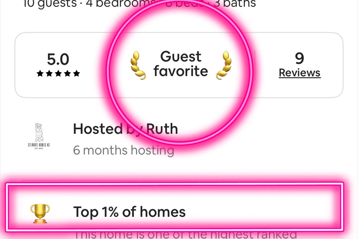 Top 1% of Homes & Guest Favorite! We are grateful to guests for amazing reviews & to a rental platform for naming @ WishYouWereHere7Devils in the Top 1% of all Homes & Guest Fave in June 2024!