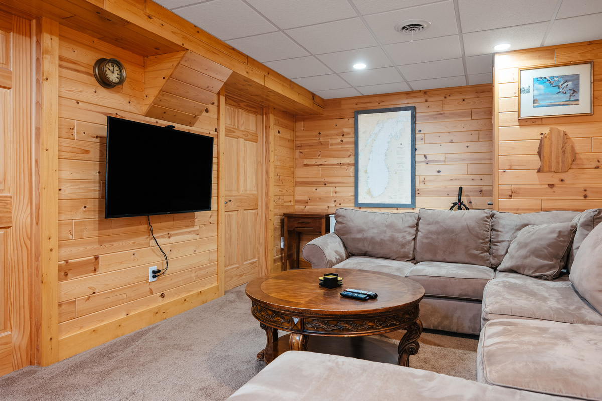 Lower Level Lounge with Smart TV