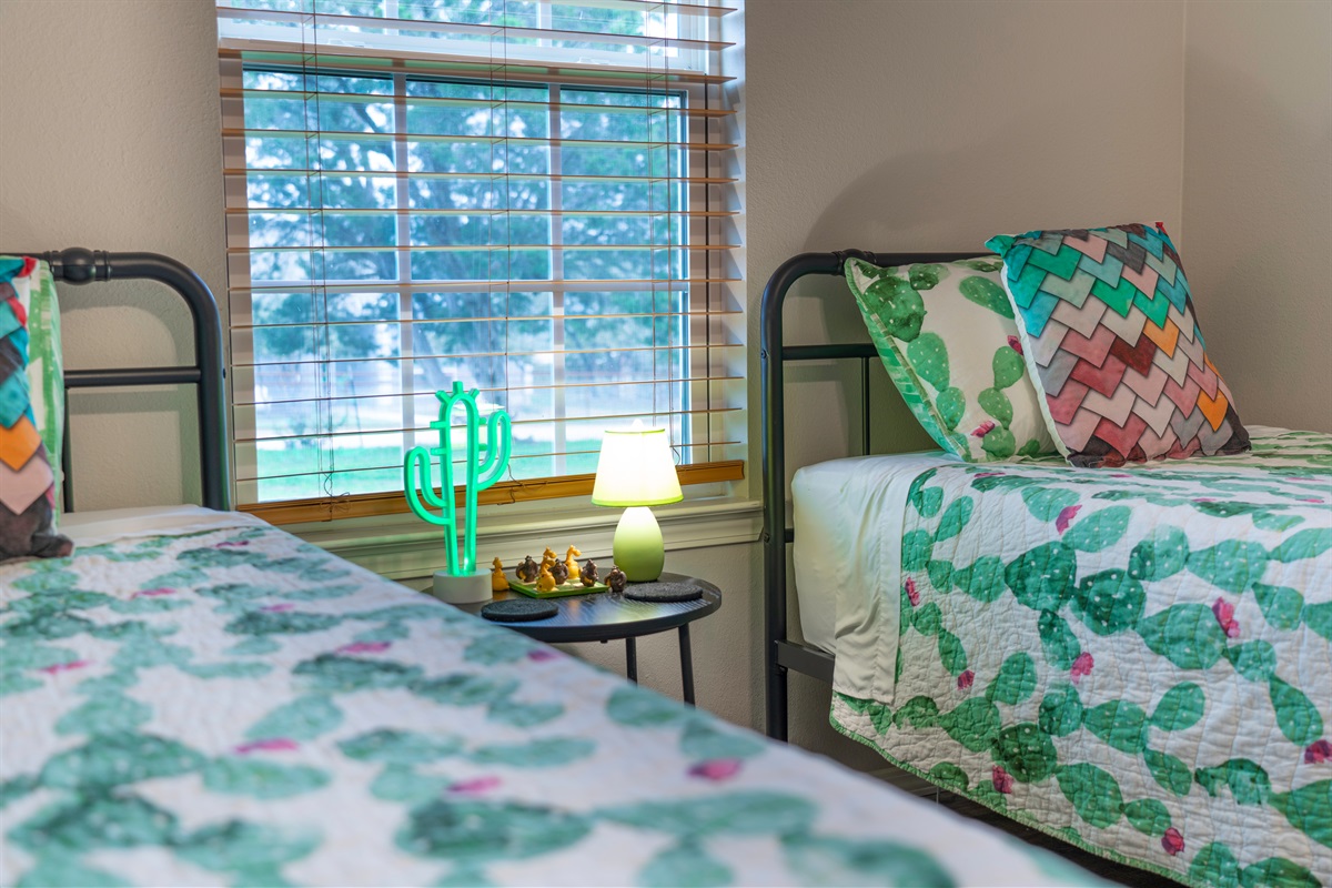 The Cactus Room 2 Twin XL beds