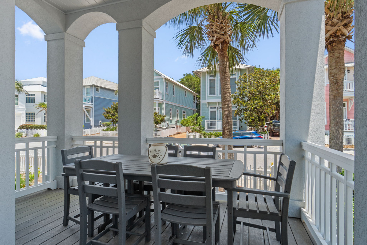 Al Fresco dining on the Front Porch