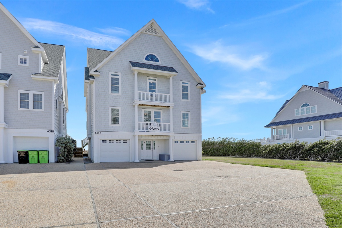 A wide-angle view of your brand-new home on New River Inlet Rd.