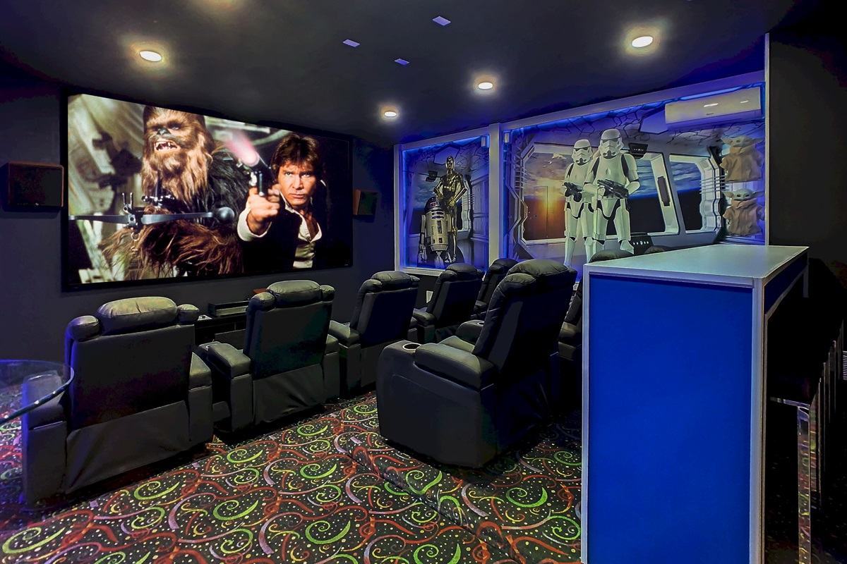 Star Wars Movie Theater-155" Screen-5.1 Surround Sound