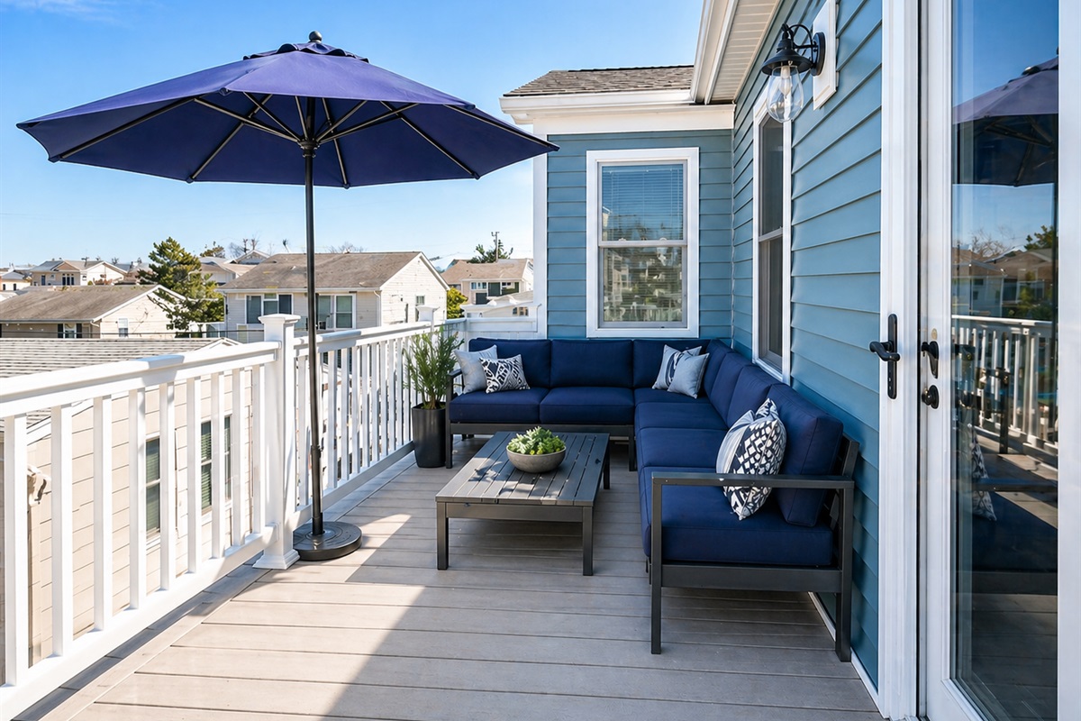 Outdoor seating area