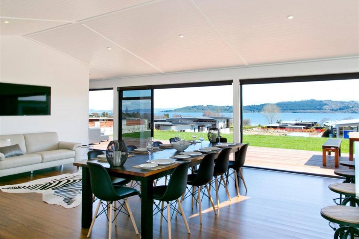 Fully open the the large sliding doors on those beautiful sunshine days