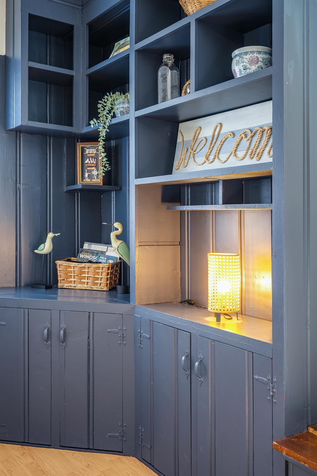 A plush sofa inviting lazy afternoons.