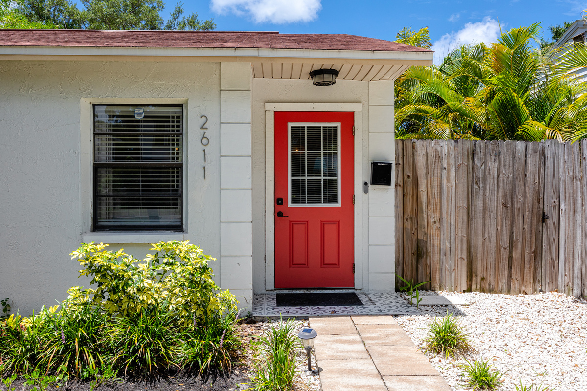 Entrance to the home