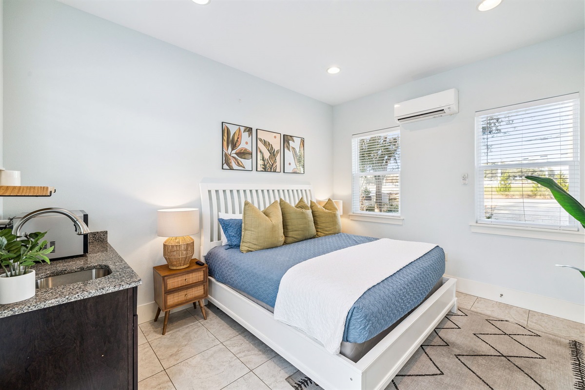 Our fifth bedroom, located separately from the rest of the main house