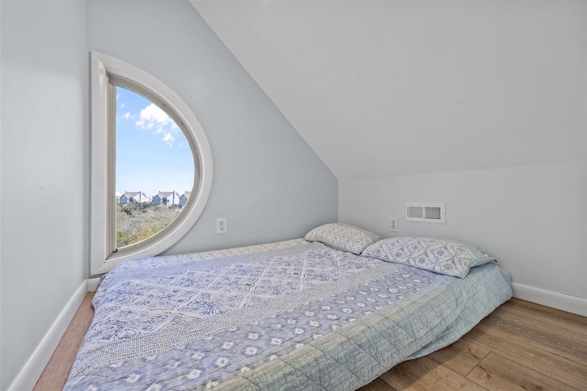 A unique nook in the home offering an extra space to relax or recharge.