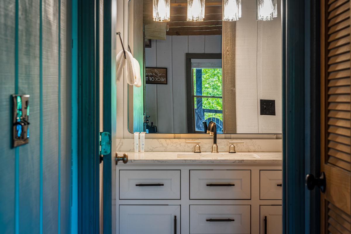Lower level bathroom.