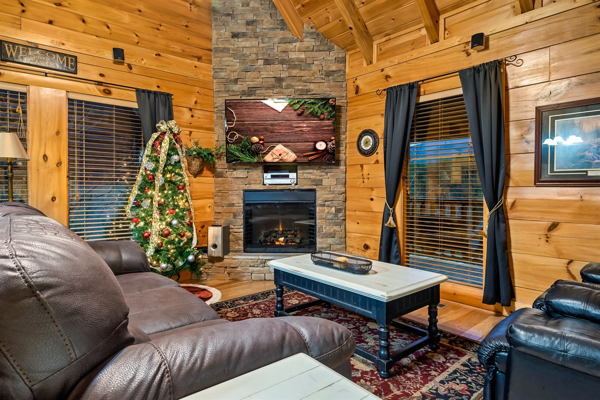 Christmas decorations are up seasonally!