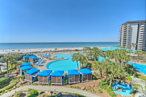 Gulf-front lagoon pool