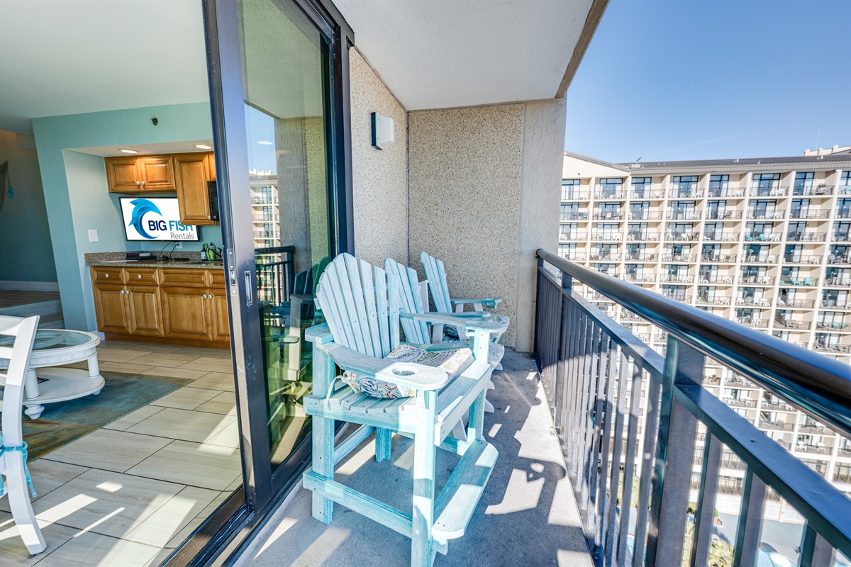 Amazing View from the Balcony!