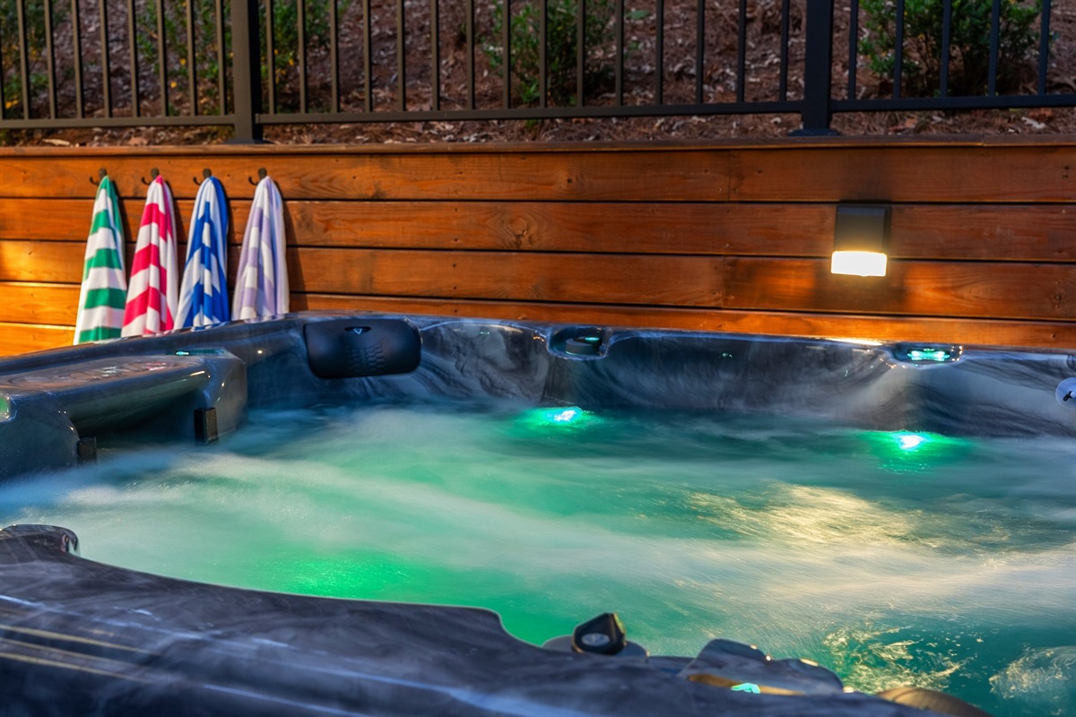 Peaceful evening soaks begin here!