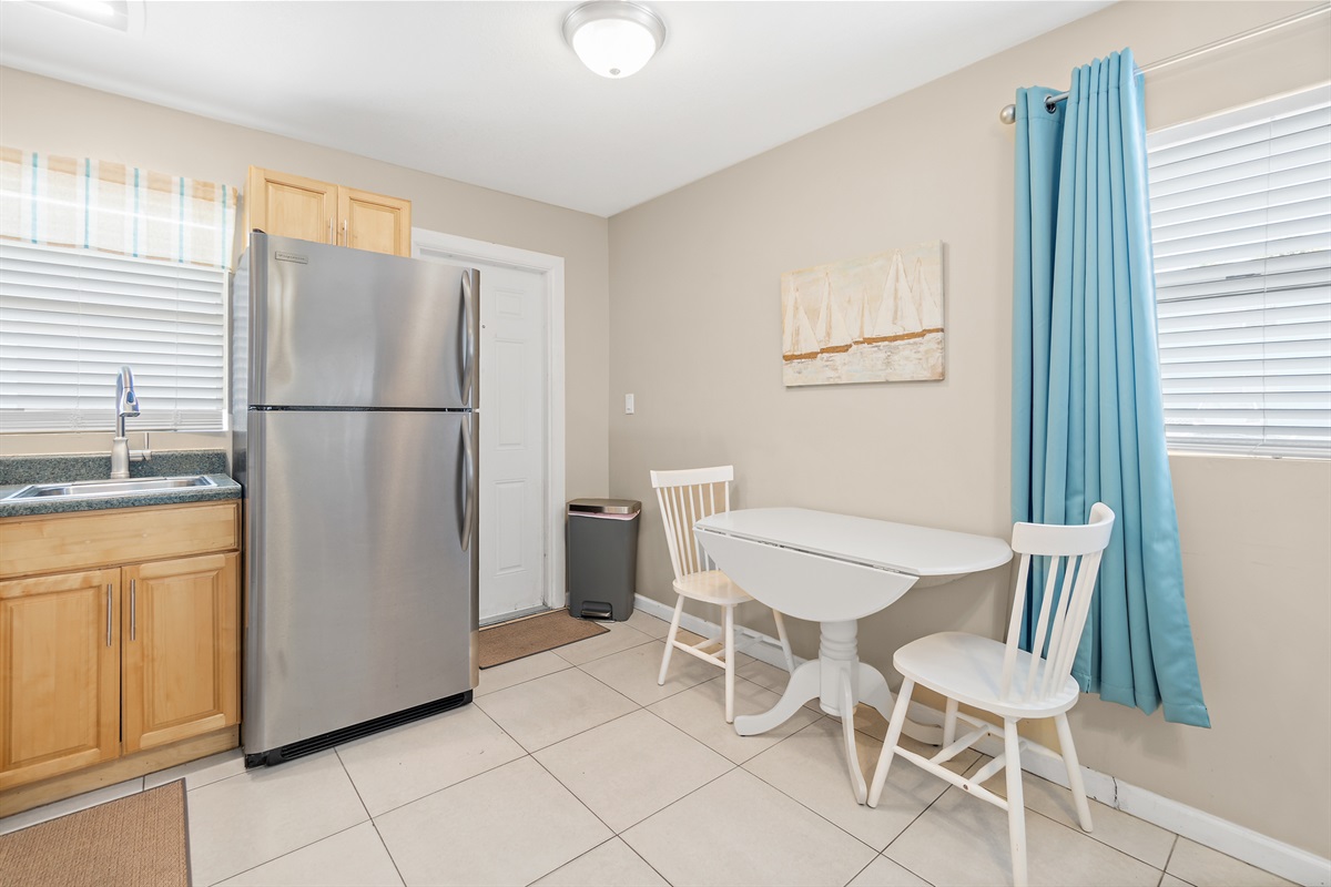 Eat in kitchen with seating for 4