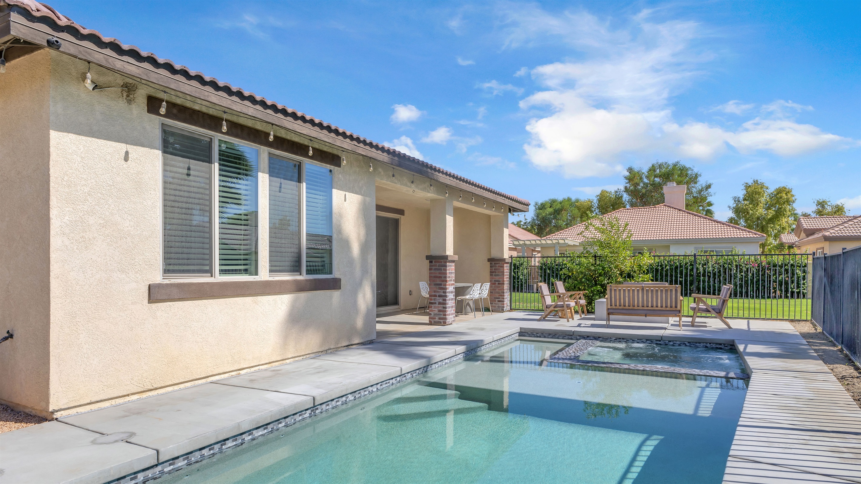 Expansive back yard