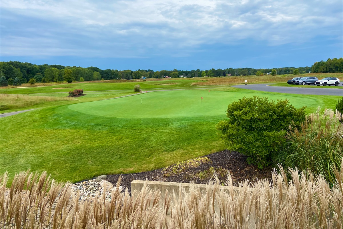 Steer off at a local golf course!