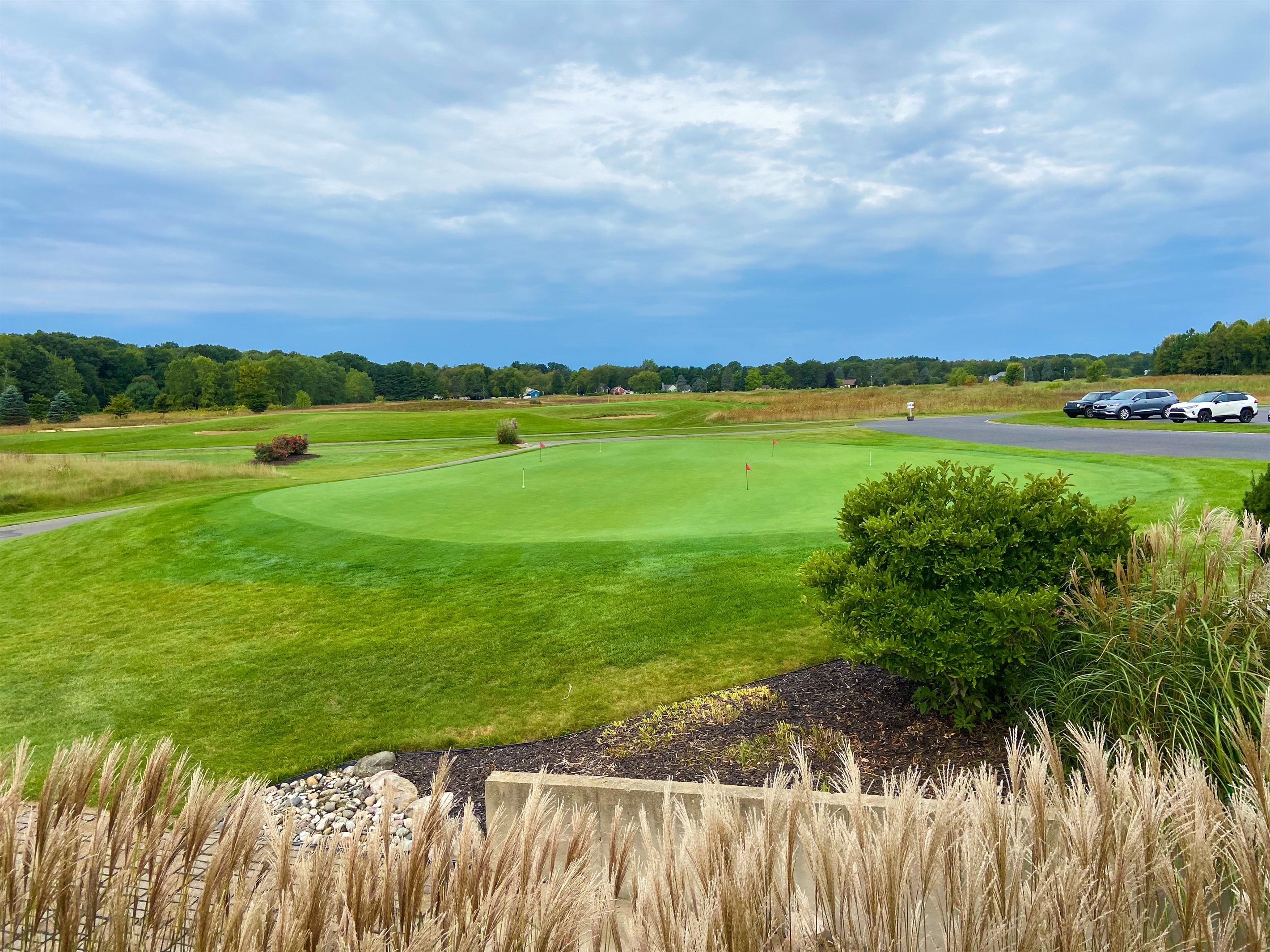 Steer off at a local golf course!