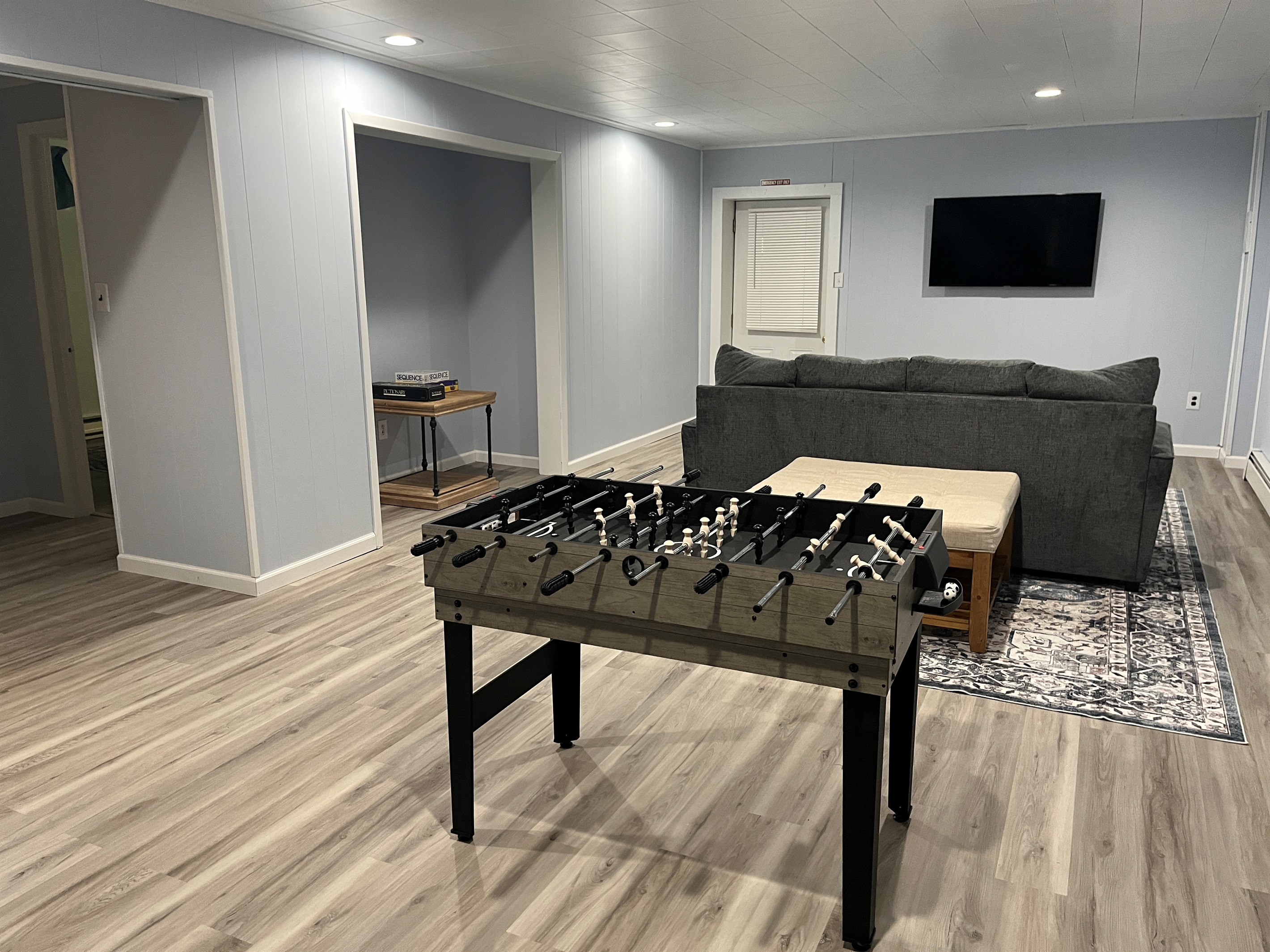 Lower level game room
