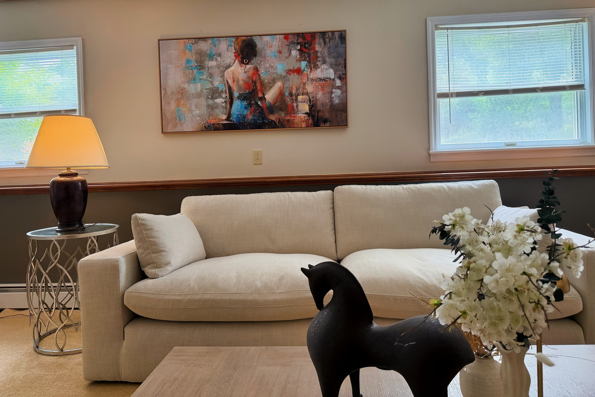 Lower level living room