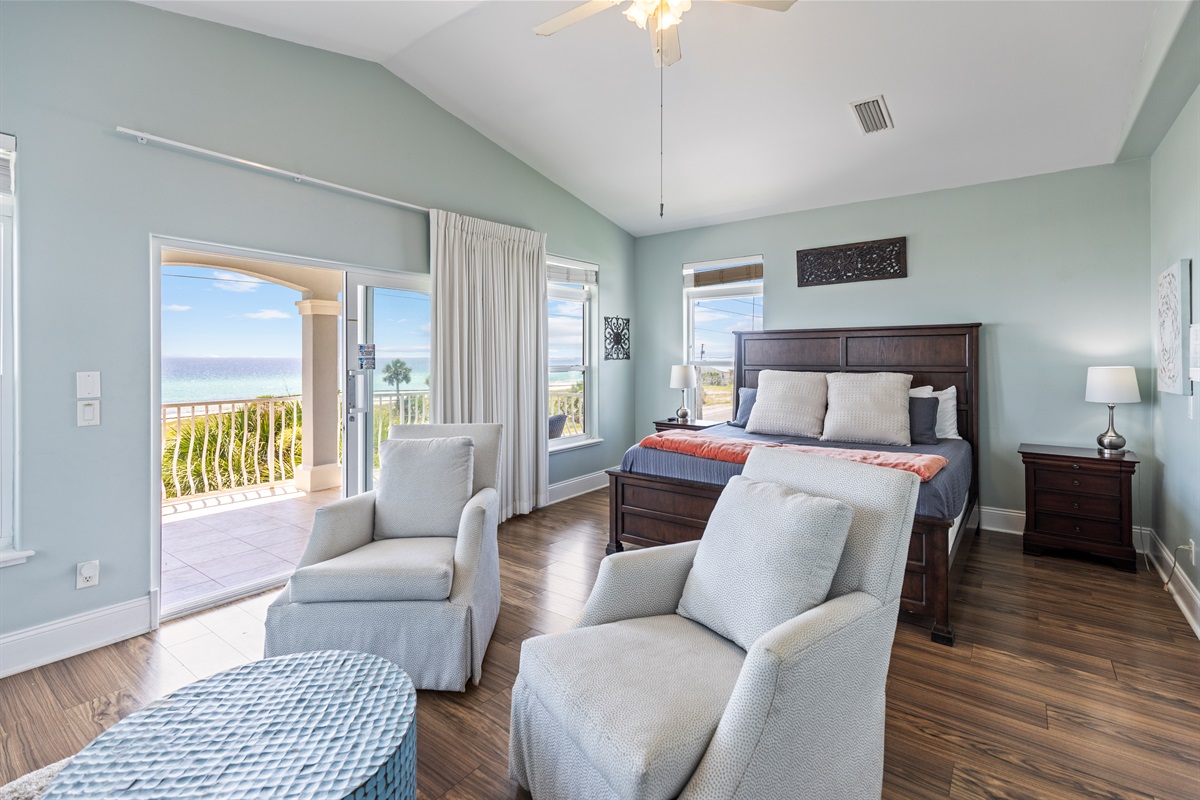 Gulf Views from 3rd Floor Master Bedroom