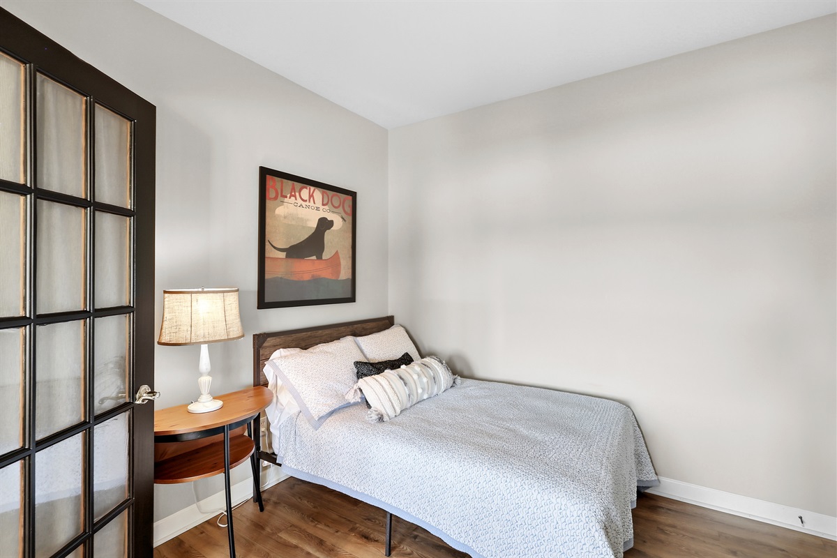 Downstairs Bedroom Queen off Family Room 