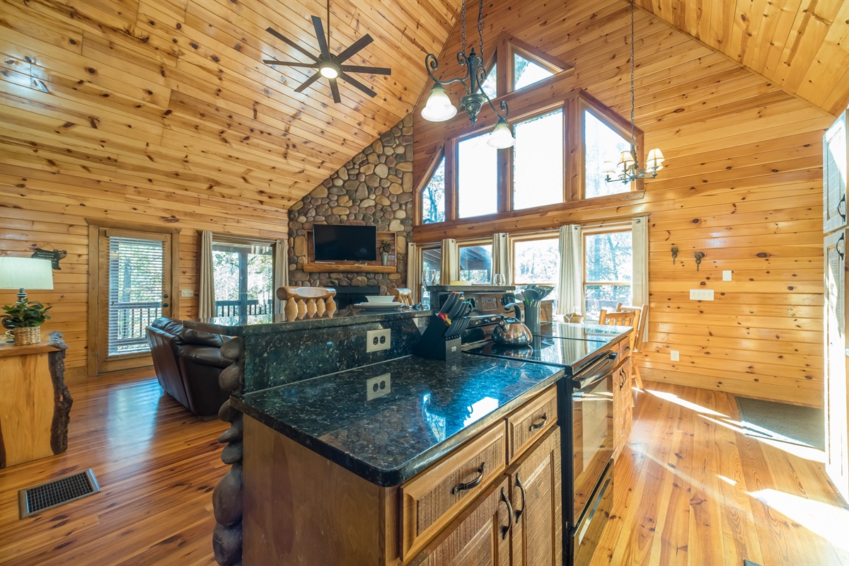 Open High Ceiling Floor Plan