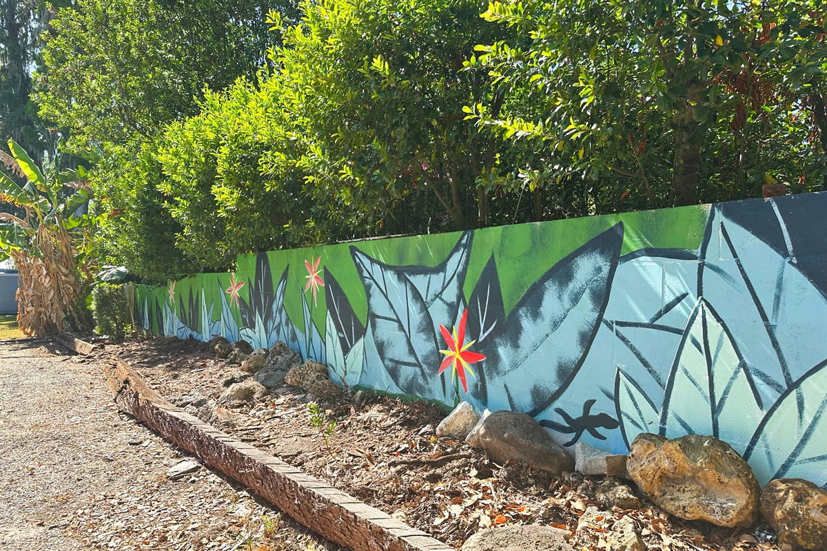 Hand-painted murals
